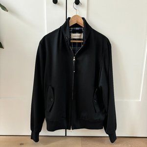 Alexander McQueen Bomber Jacket with Blue Plaid